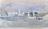 Sailboats, New Harbor