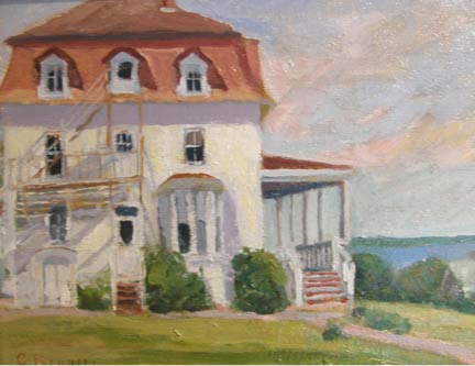 Evening Light Spring House
