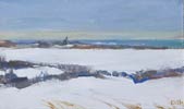 Looking North~Sachem Pond Winter