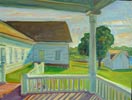 Narragansett Inn Porch Shadows