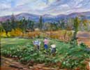 Three Workers in the Field