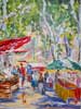 Marketplace with Plantain Trees